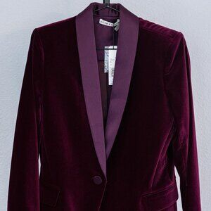 Alice + Olivia Blazer Size 10 Merlot NWT